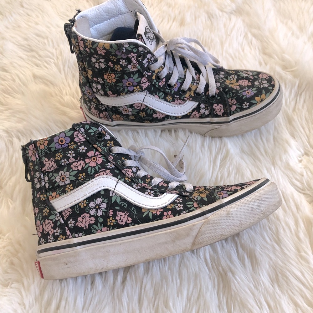 Kids vans high top sneakers